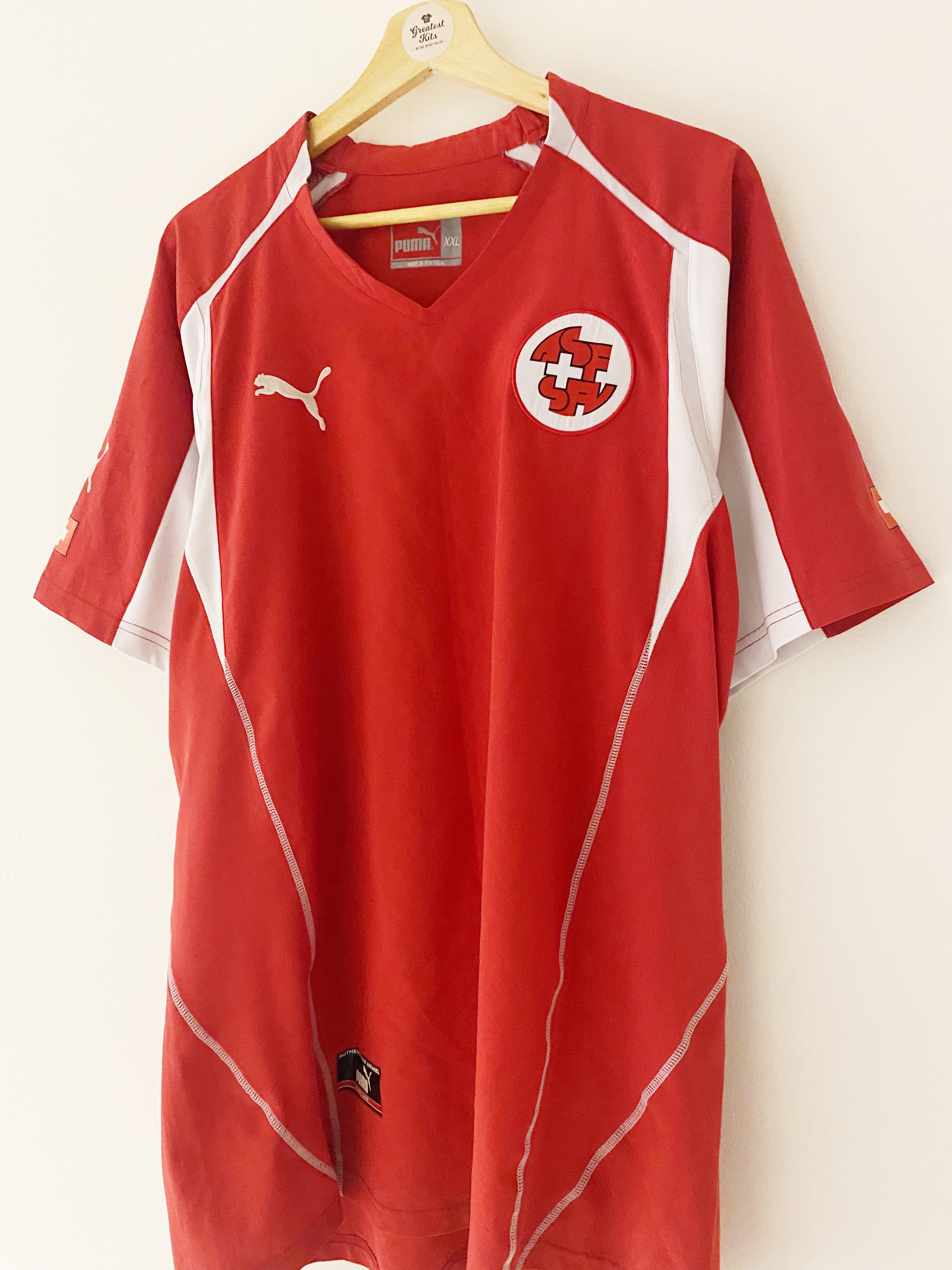 2004/06 Switzerland Home Shirt (XXL) 9/10