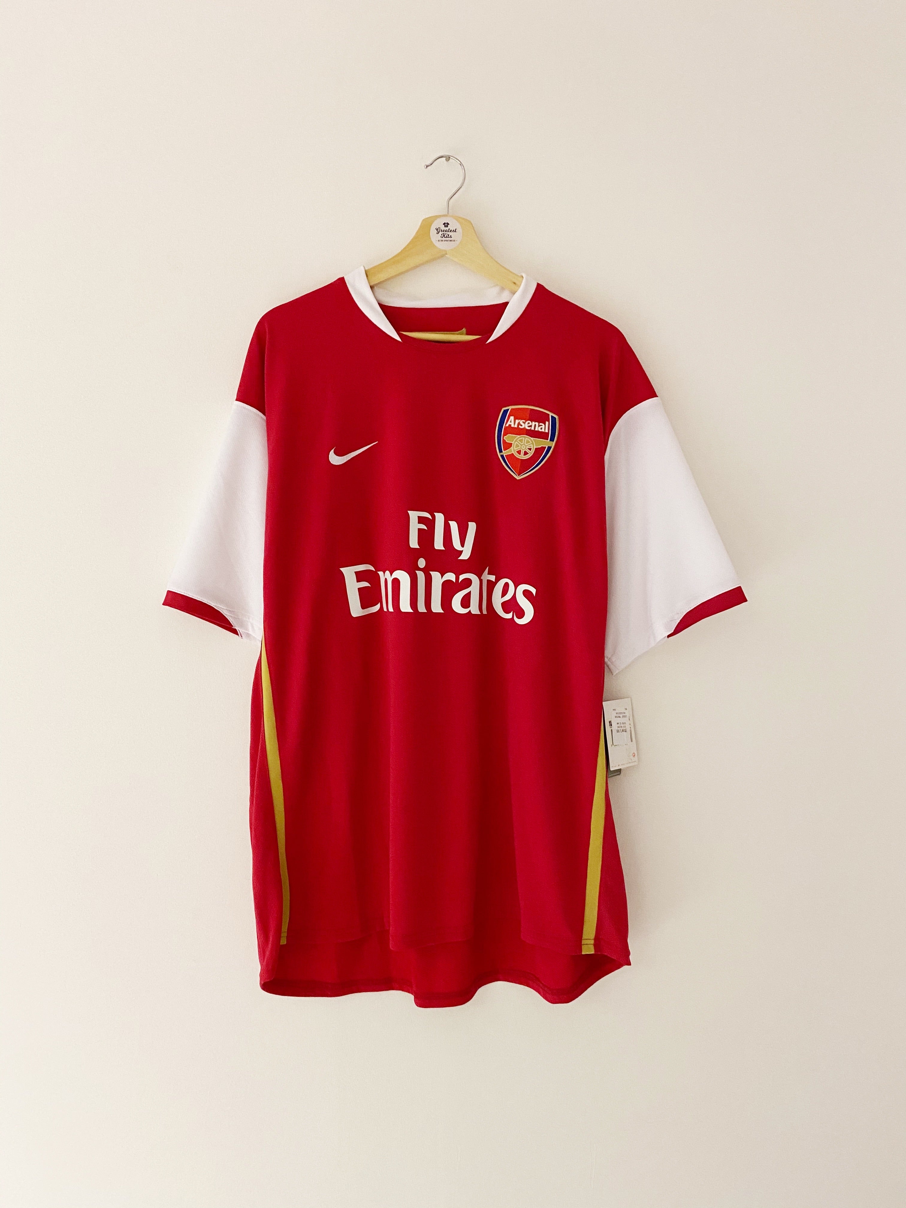 Camiseta de local del Arsenal 2006/08 (XXL) BNWT