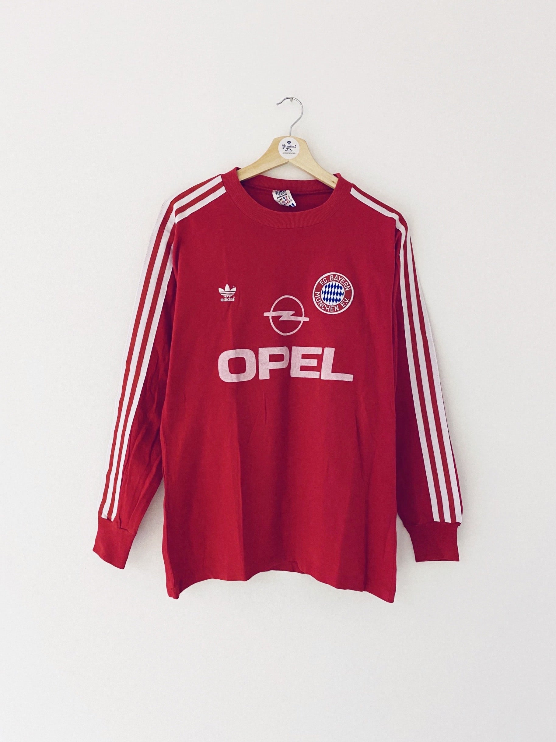 1989/91 Bayern Munich Home L/S Shirt (M) 8.5/10