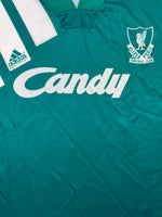 1991/92 Camiseta visitante del Liverpool (S) 9/10