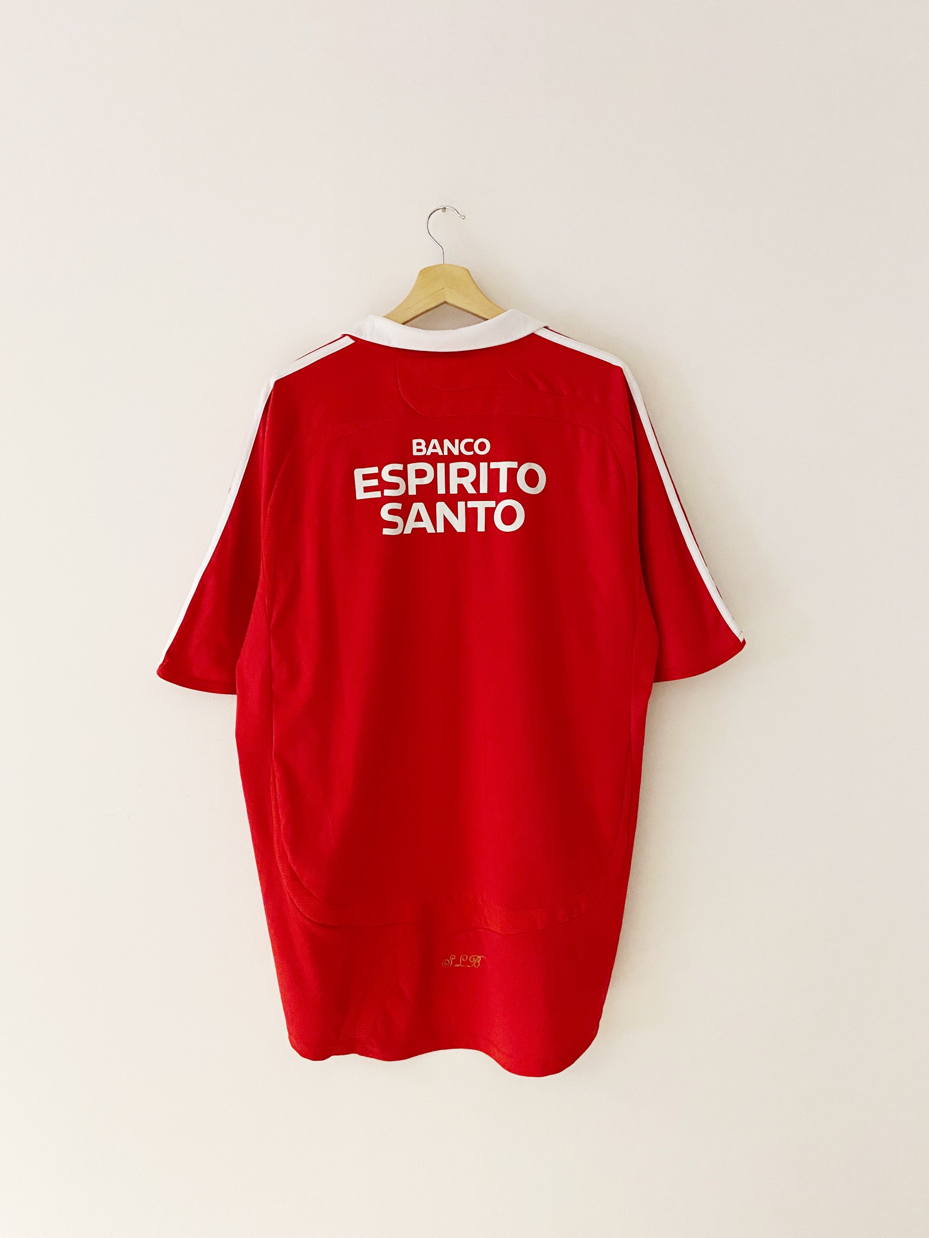 2007/08 Benfica Home Shirt (XL) 7.5/10