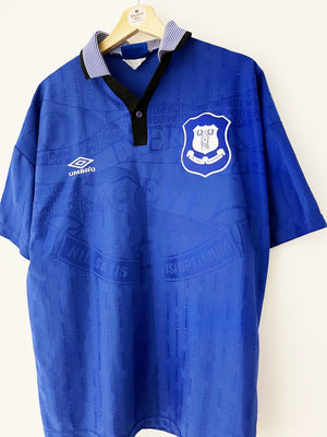 1995/97 Everton Home Shirt (L) 9/10