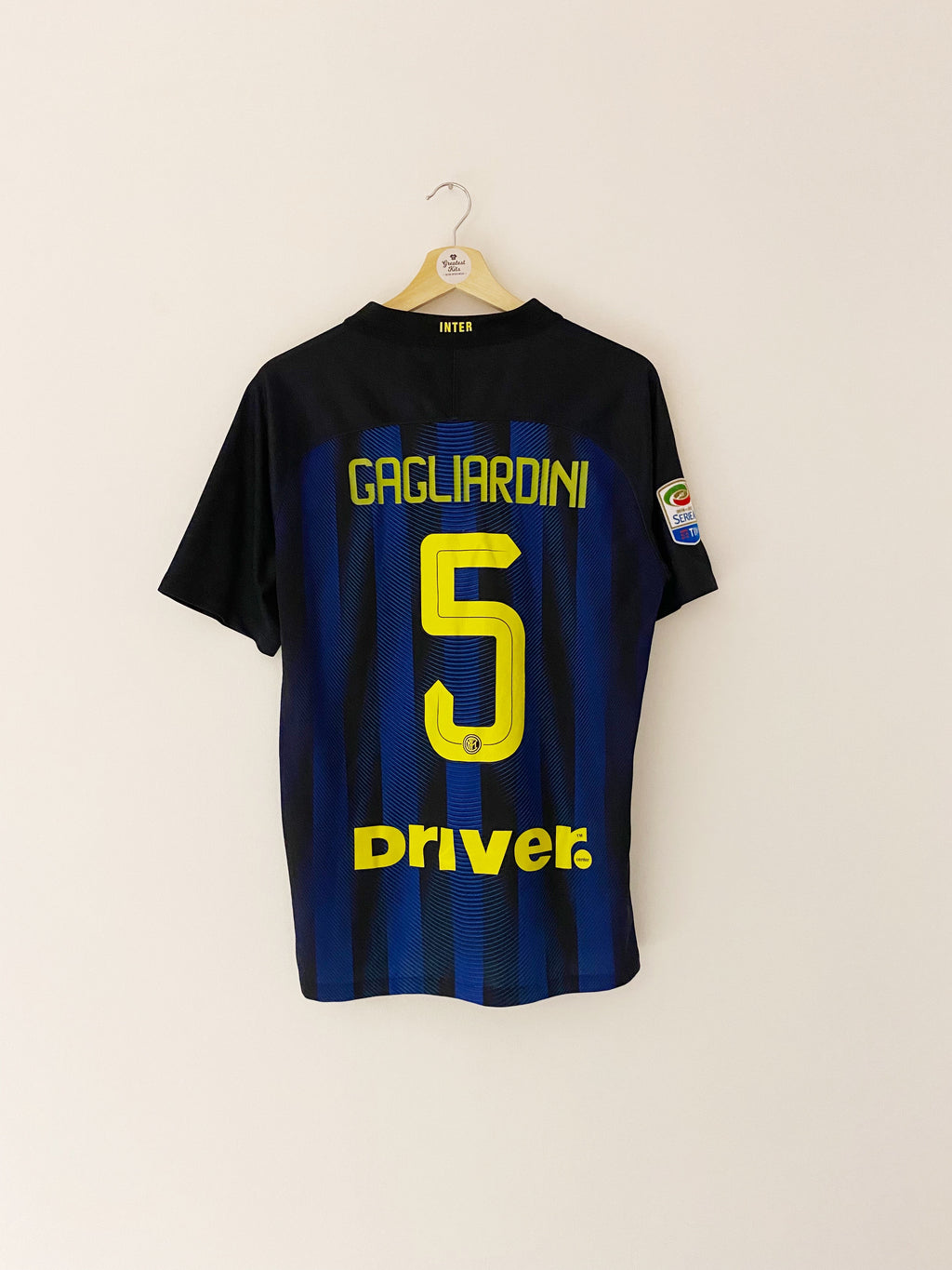 Maillot Domicile Inter Milan 2016/17 Gagliardini #5 (M) 8/10