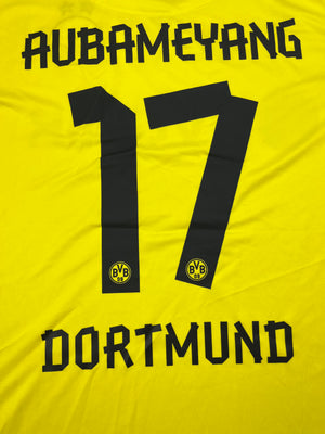 2013/14 Borussia Dortmund Maillot Domicile Européen Aubameyang #17 (XXL) 9/10