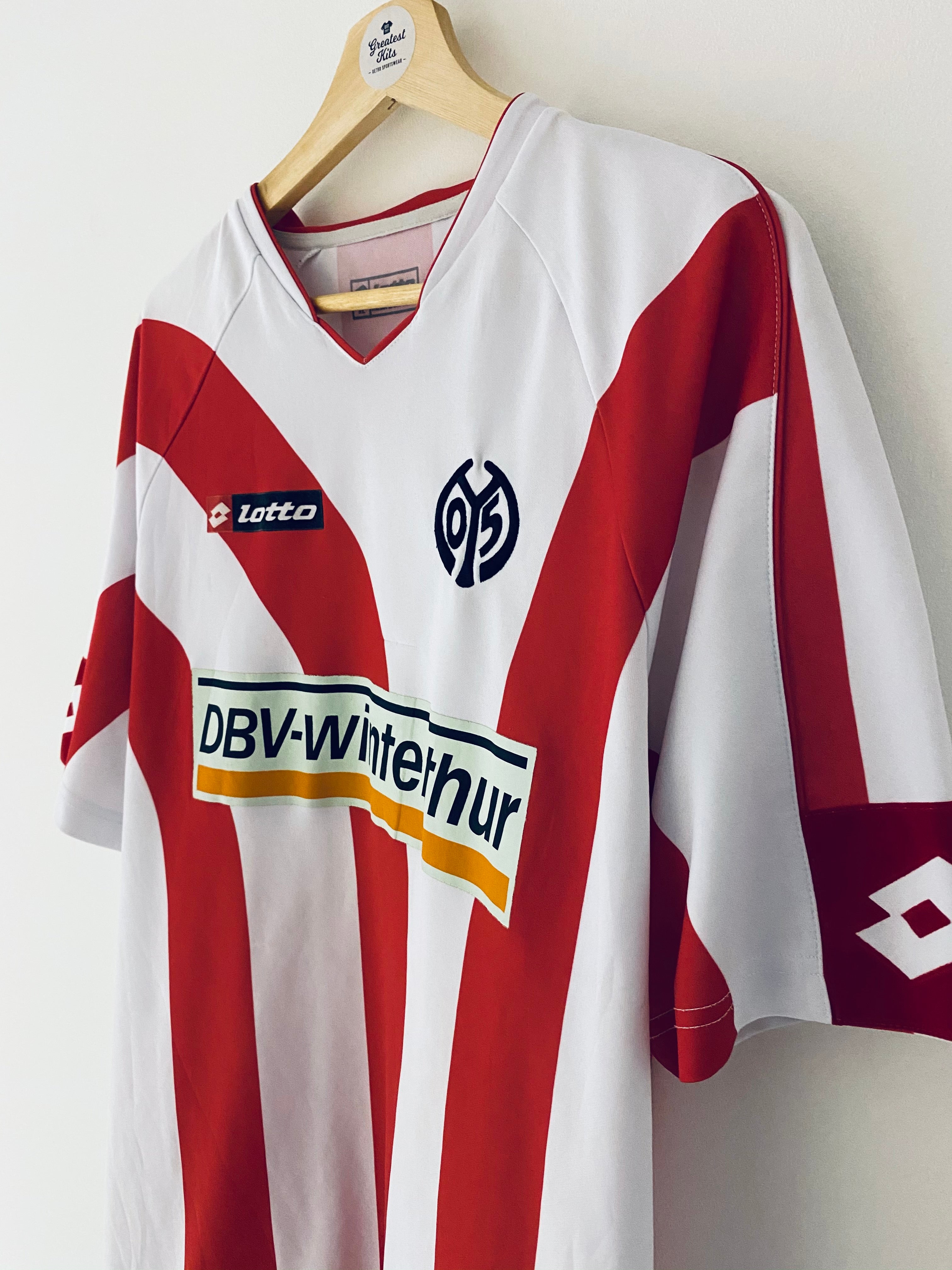 2006/07 Camiseta de local del FSV Mainz (XL) 8.5/10 