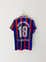 1995/97 Maillot domicile du Bayern Munich Klinsmann #18 (S) 8/10
