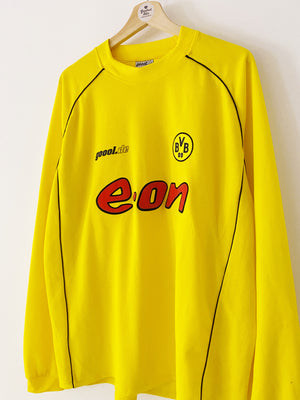 2001/02 Borussia Dortmund L/S Maillot domicile européen (XXL) 9/10 