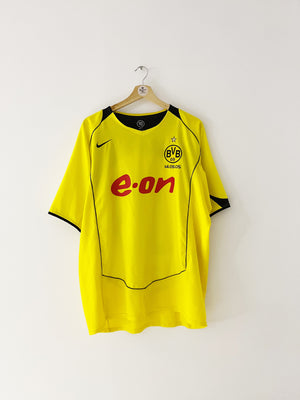 2004/05 Camiseta local del Borussia Dortmund Derbysieger n.º 05 (XL) 8/10