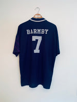 1994/95 Camiseta visitante del Tottenham Hotspur Barmby n.º 7 (XL) 7/10